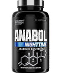 Nutrex Research Anabol Pm Nighttime Muscle Builder & Sleep Aid Anabolic Muscle Building Supplement Clinically Researched Ripfactor Epicatechin & More Post Workout Muscle Recovery & Strength 60 Pills