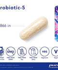 Pure Encapsulations Probiotic5 dairyfree 60 caps