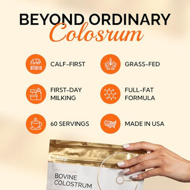 Folqs Bovine Colostrum Powder 60 Servings