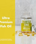 Nutraone Omegaone Omega-3 Fish Oil Supplement (90 Fish Oil Pills) 500Mg