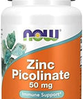 Now Foods Zinc Picolinate 50Mg,120 Capsules (Pack Of 2)