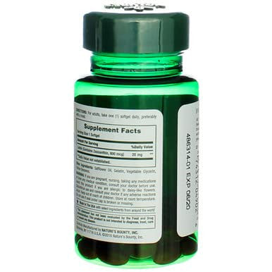 Nature's Bounty Lutein -- 20 Mg - 40 Softgels