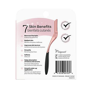 Schick Hydro Silk Dermaplaning Wand Refill Blades Refills 6 Professional Style