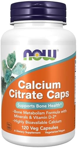 Now Foods Supplements Calcium Citrate With Vitamin D Magnesium Zinc Copper And Manganese 240 Veg Capsules