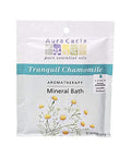 Aura Cacia Tranquil Chamomile Mineral Bath GC/MS Tested for Purity 70.9g 2.5 oz.
