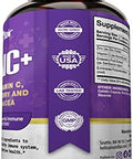 Nutriflair Zinc 50Mg - With Vitamin C, Elderberry, Echinacea Purpurea Extract, Zinc Oxide - Compare With Picolinate, Citrate, Oxide - Complete Immune Support Formula Pills With 4 Immune Defense