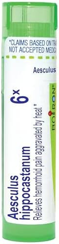 Boiron Aesculus Hippocastanum 6X For Hemorrhoid Pain 80 Pellets