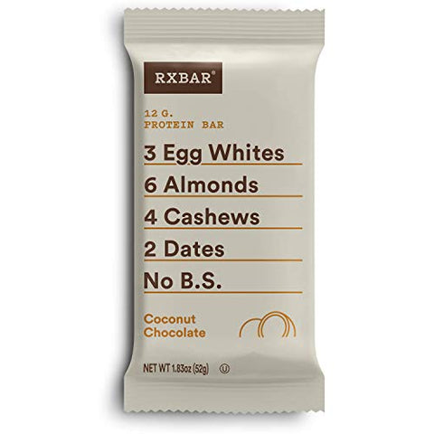 RXBAR Coconut Chocolate, Protein Bar, Gluten Free (24 Bars)