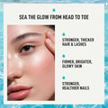 Fat Mermaid Bioavailable Liquid Marine Collagen Peptides Drink- Hyaluronic Acid & Vit C - Reduces Wrinkles - Thick Hair Lashes Brows Nails - No Gluten Dairy Nut Soy - Unflavored Sweet 16.9 Oz