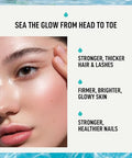 Fat Mermaid Bioavailable Liquid Marine Collagen Peptides Drink- Hyaluronic Acid & Vit C - Reduces Wrinkles - Thick Hair Lashes Brows Nails - No Gluten Dairy Nut Soy - Unflavored Sweet 16.9 Oz