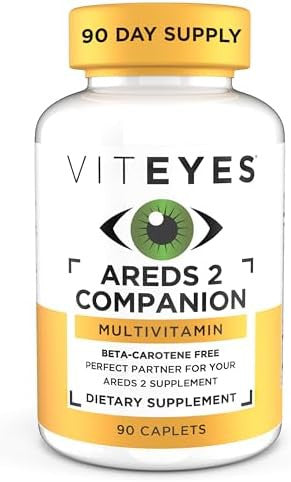 Viteyes Classic Areds 2 Companion Multivitamin Supplement, Comprehensive Multivitamin Formula For Areds 2 Users, 90 Capsules