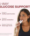 Healthycell Glucose Support Supplement To Support Balanced Blood Sugar - Berberine Cinnamon & Chromium For Healthy Insulin Function & Proper Glucose Metabolism - 30 Gel Packs Apple Cinnamon Flavored