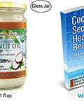 Coconut Country Living's Extra Virgin Coconut Oil - Cold Pressed, Unrefined organic Superfood for Hair, Skin, Beauty, Cooking - Keto & Paleo Diet Friendly - 6.76 oz