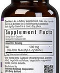 Bluebonnet Nac 500 Mg Vitamin Capsules 30 Count