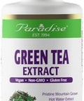 Paradise Green Tea Extract Super Potent Ultra Pure 100% Naturally Extracted Non Gmo Gluten 120 Vegetarian Capsules