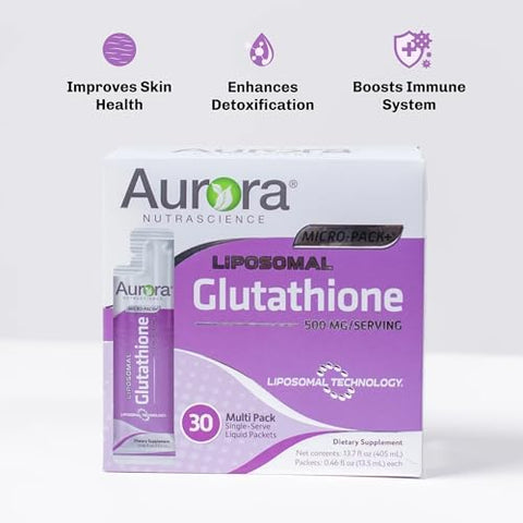 Aurora Nutrascience Micro Glutathione and Mega Liposomal Vitamin C Bundle