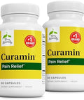 Terry Naturally Curamin Curcumin Supplement For Circulation & Endorphin Support Support For Occasional Discomfort Aids Healthy Muscles 60 Capsules (Pack Of 2)