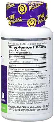 Natrol Melatonin Melatonin Time Release 90 Tablets