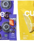 Cure Hydration Plantbased Electrolyte Drink Mix Energy & Dehydration Bundle No Sugar Coconut Water 100Mg Caffeine Nongmo Vegan 14Pack Each: Acai Berry & Lemonade