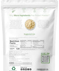 Micro Ingredients North America Grown Organic Pea Protein Powder 1Kg (2.2 Pounds) Plant-Based Vegan Protein Meatless Protein Supplement Natural Branched Chain Amino Acids Non-Gmo Soy Free