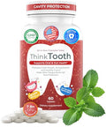 Think Tooth 60 Chewable Tablets Oral Probiotics For Mouth Bad Breath Treatment For Adults 5 Strains 7 Billion Cfu Doctor Formulated Oral Probiotics For Teeth & Gums Fresh Breath Chronic Halitosis