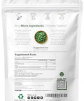 Micro Ingredients Organic Chlorella Tablets 500Mg Per Tablet 720 Tabs (360 Grams) 4 Months Supply Broken Cell Wall Rich In Vegan Protein & Vitamins No Filler No Additives & Non-Gmo Pure Green Algae Superfood