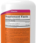 Now Foods Supplements Vitamin K2 100 Mcg Menaquinone4 (Mk4) Supports Bone Health 250 Veg Capsules