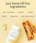 Alaya Hair Essentials Hair Supplement with Biotin Keratin Folate Vitamin B12 B6 Lab Tested Gluten Free 30 Day Supply