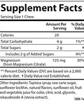 Carlson Magnesium Soft Chews 125 mg Highly Absorbable Muscle Relaxation and Overall Health Berries and Creme Flavor 40 Vegetarian Soft Chews