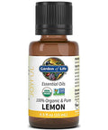 Garden Of Life Lemon Essential Oil 100 Pure Essential Oil For Diffuser Aromatherapy Meditation Joyful And Refreshing Usda Organic Non-Gmo 0.5 Fl Oz