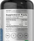 Horbaach Magnesium Citrate 850mg 120 Softgels Superior Absorption NonGMO and Gluten Free Formula