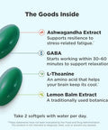 Olly Ultra Strength Goodbye Stress Softgels Gaba Ashwagandha Ltheanine And Lemon Balm Stress Relief Supplement 60 Count