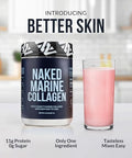 Naked Marine Collagen Peptides Protein Powder - Unflavored - From Wild Caught Cod - Paleo Friendly Non-Gmo Soy-Free Gluten-Free 47 Servings