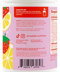 Wellah Creatine Electrolytes Powder (Strawberry Lemonade) 30 Servings - Hydration Drink Mix With 3G Of Creatine Monohydrate