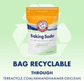 ARM & HAMMER Baking Soda Made in USA, Ideal for Baking, Pure & Natural, 2.7lb Bag