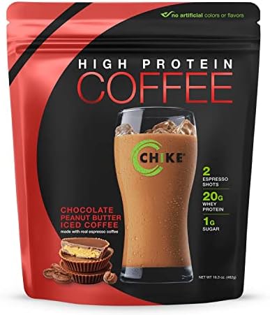 Chike Mocha High Protein Iced Coffee 20 G Protein 2 Shots Espresso 1 G Sugar Keto Friendly And Gluten 14 Servings (15.3 Ounce)