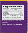 Superior Source Folic Acid Vitamin B9 1200 Mcg Microlingual Instant Dissolve Tablets Under Tongue Melts, 100 Count