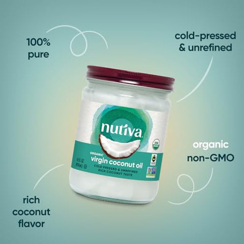 Nutiva Coconut Oil, 14 Ounce
