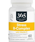 365 By Whole Foods Market, Vitamin B Stress Complex With Vitamin C, 60 Veg Capsules