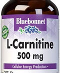 Bluebonnet Lcarnitine 500 Mg Vitamin Capsules White 60 Count