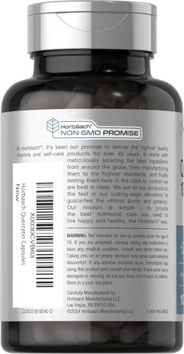 Horbaach Quercetin 100 Capsules 1000Mg