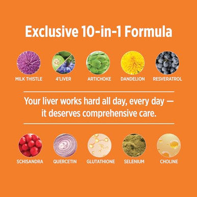 Doctors' Preferred Liver+ Revive & Restore 10 In 1 Formula With Clinically Validated 4'liver 60 Capsules