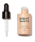 Eight Saints Vitamin C Serum For Face Anti Aging Face Serum Hyaluronic Acid Vitamin E Organic Aloe Vera and Jojoba Oil Hydrating Brightening Serum for Dark Spots Fine Lines and Wrinkles 1 oz