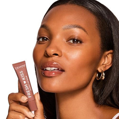 Colourpop Fresh Kiss Glossy Lip Balm - Hydrating Lip Care Enriched With PeptidesHyaluronic AcidShea Butter & Vitamin E For An Ultra-Cushiony Formula - Chocolate Milkshake (2 Count)