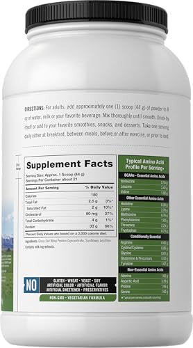 Carlyle Grass Fed Whey Protein Powder 33G