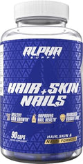 Hair Skin and Nails Supplement for Women Vibrant HSN Health and Strength with Biotin Collagen and Vitamins to Support Hair Growth Thickness and Skin Radiance 90 Capsules