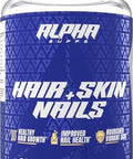 Alpha Supps Hair, Skin, And Nails Supplement For Women - Vibrant Hsn Health And Strength With Biotin, Collagen, And Vitamins To Support Hair Growth, Thickness, And Skin Radiance - 90 Capsules