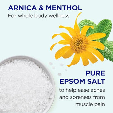 Dr Teal'S Epsom Salt Magnesium Soak Arnica Body Relief With Arnica Menthol & Essential Oils 3 Lbs
