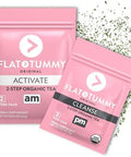 Flat Tummy Detox Tea (2 Week Program) " 2Step Detox Tea To Boost Energy & Reduce Bloating All Natural Detox Cleanse W/ Green Tea Lemon Balm Dandelion Fennel & More Digestion Support
