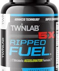 Twinlab Ripped Fuel - Endurance & Natural Energy Support - Made With Green Tea Extract Vitamin B12 Caffeine & More - 40 Tablets